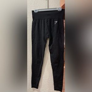 Black gymshark seamless leggings